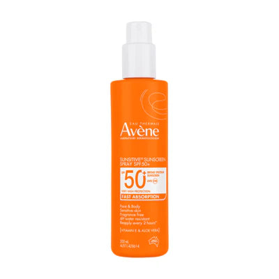 AVENE Sunsitive SS SPF50+ Adult Spray 200ml