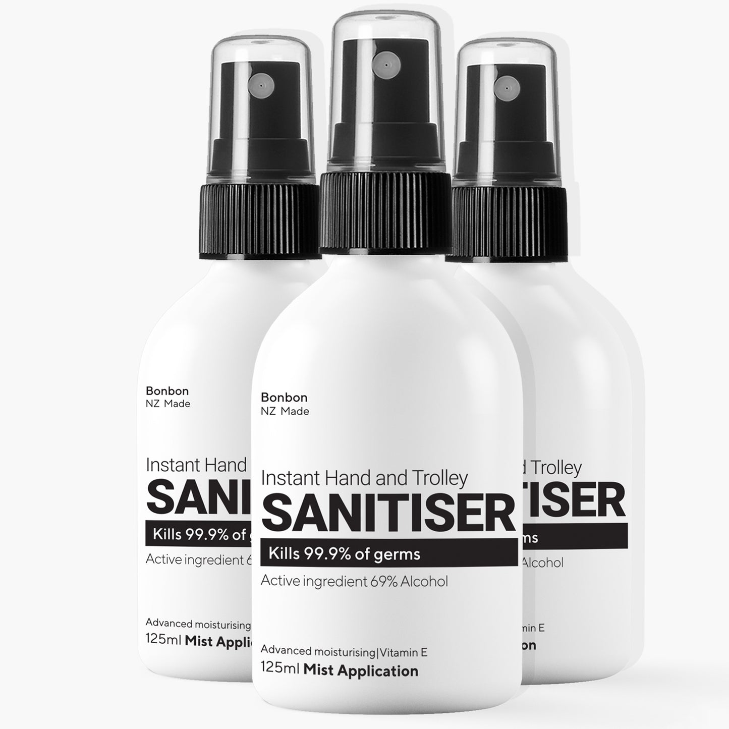 Bonbon Hand & Surface Sanitiser 125ml