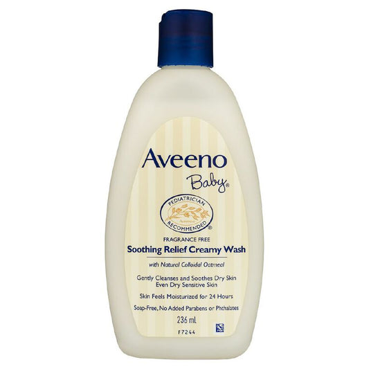 AVEENO Baby Soothing Creamy Wash 236ml.