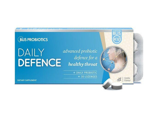 Blis Daily Defence Vanilla Lozenges 30s