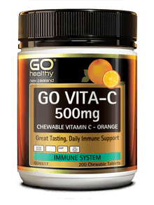  Go Healthy Vitamin C 500mg Orange 200 Chewables