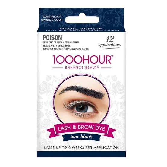 1000 Hour Eyelash & Brow Tint - Blue Black
