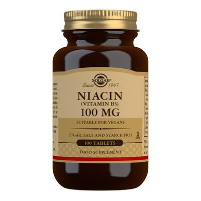 SOLGAR Niacin Vit. B-3 100mg 100 tablets