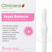  Clinicians Yeast Balance Vaginal Tab 7s