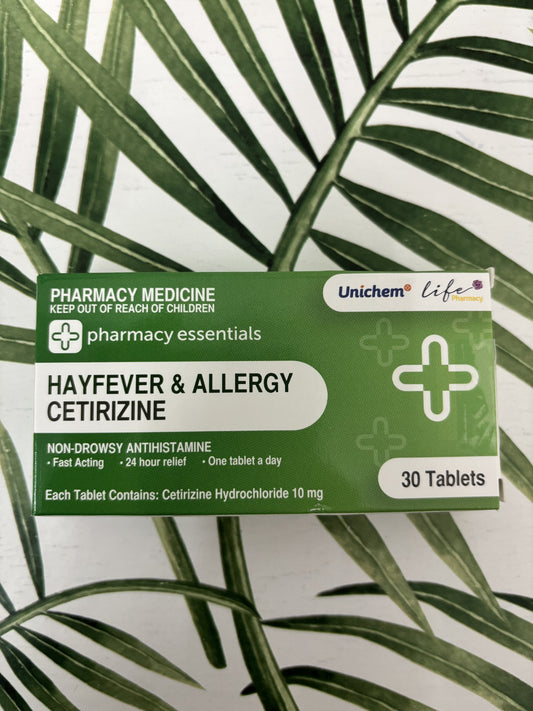 Pharmacy Essentials Cetirizine 10mg Tab 30pk