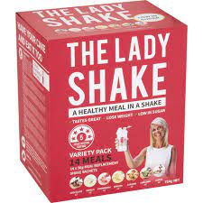 The Lady Shake Variety Pack Sachets 14pk
