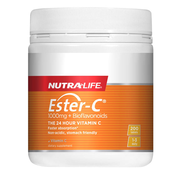 Nutra Life Ester C 1000mg + Biof 200tabs
