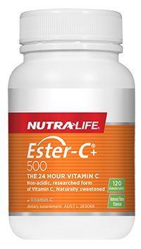 Nutra Life Ester C 500mg Lemon & Lime Chews 120
