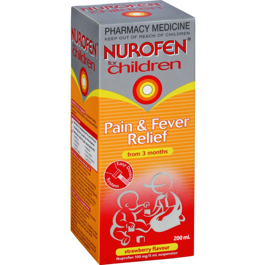 Nurofen For Kids Liquid Strawberry 200ml