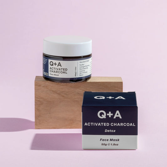 Q+A Activated Charcoal Face Mask 50g