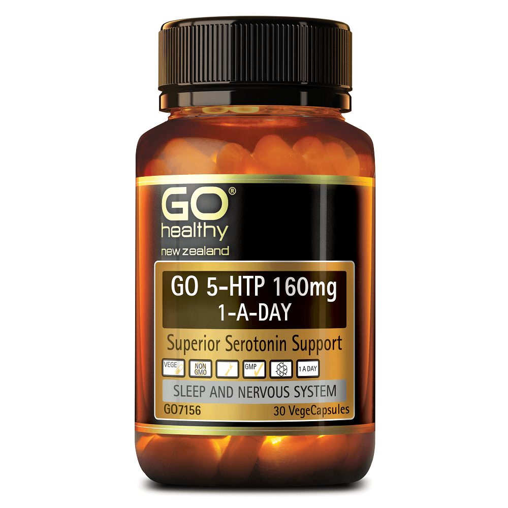 Go Healthy 5HTP 160mg 1-A-Day 30 caps