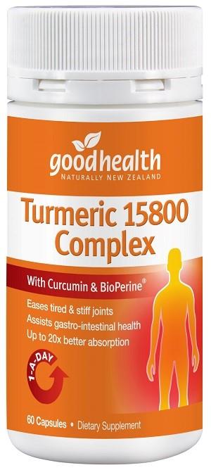 Good Health Turmeric 15800 Complex 60 capsules