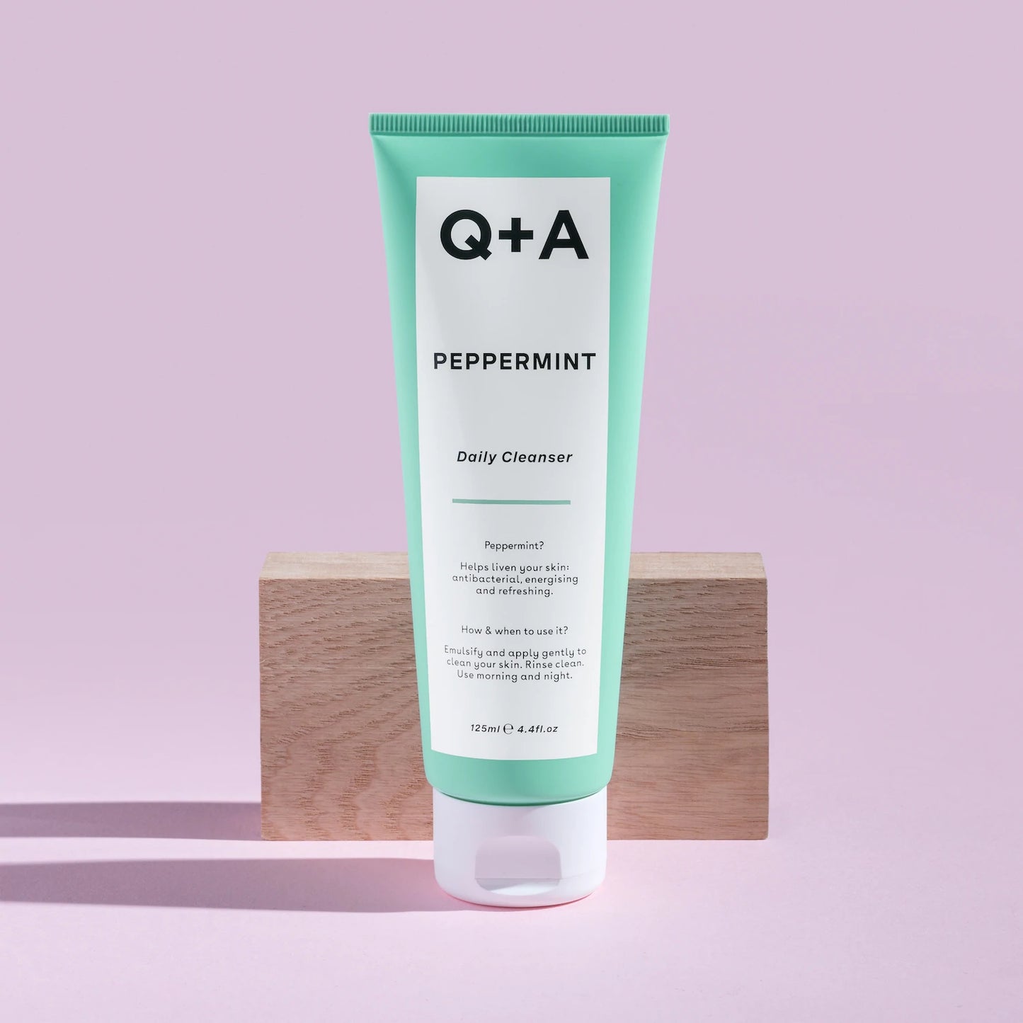 Q+A Peppermint Daily Cleanser 125ml