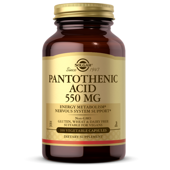 SOLGAR Pantothenic Acid 550mg 50