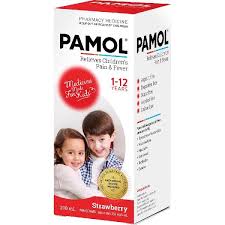 Pamol Suspension Liquid Strawberry 200ml