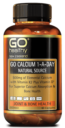  Go Healthy Calcium 1 a Day 60 caps