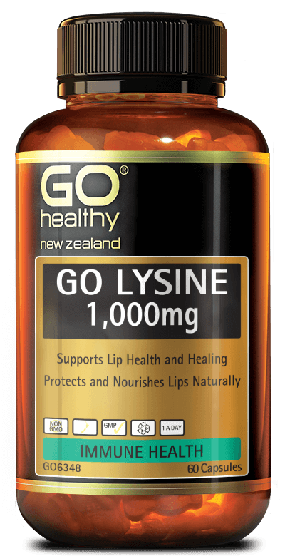 Go Healthy Lysine 1000mg 60 Vege Capsules