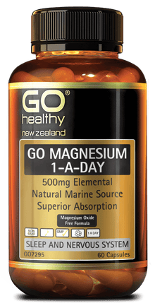  Go Healthy Magnesium 1-A-Day 500mg 60 caps