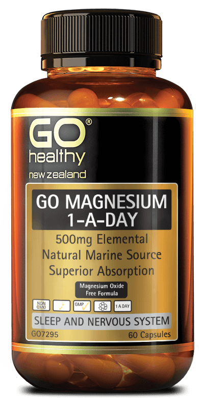 Go Healthy Magnesium 1-A-Day 500mg 60 caps