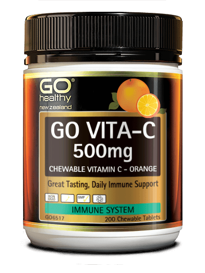 Go Healthy Vitamin C 500mg Orange 200 Chewables