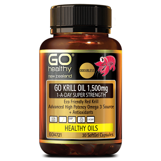 Go Healthy Krill Oil 1500mg 30s