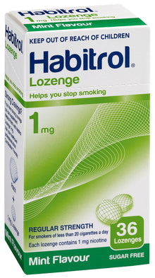  Habitrol Nicotine Lozenges Mint 1mg 36