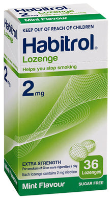  Habitrol Nicotine Lozenges Mint 2mg 36