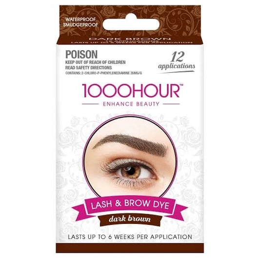 1000 Hour Eyelash & Brow Tint - Dark Brown