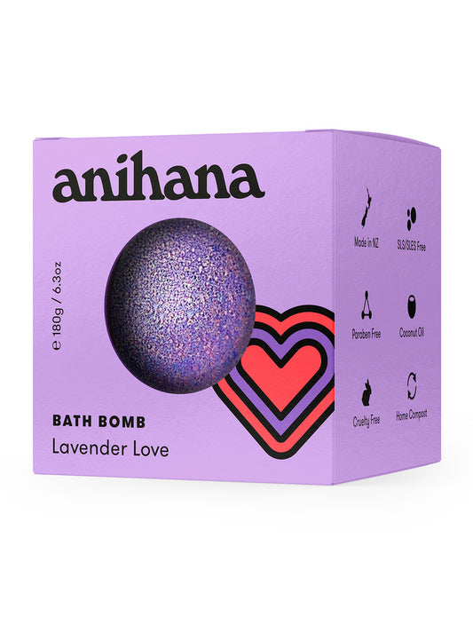 Anihana Bath Bomb Lavender Love 180g