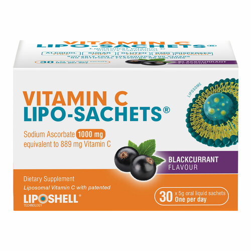 Lipo-Sachets Vitamin C Blackcurrant 30s