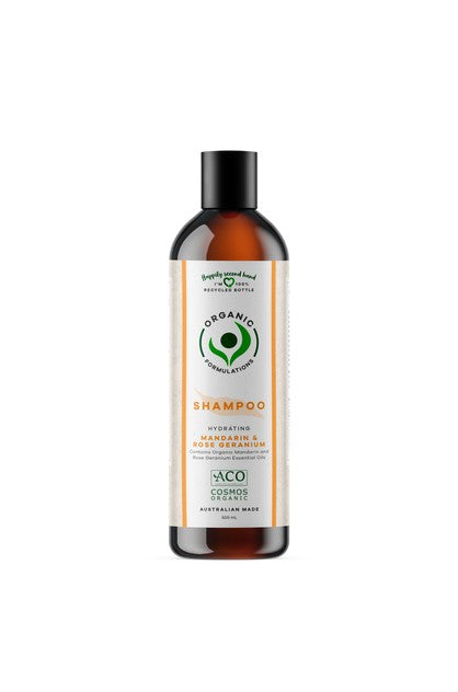 ORGANICF Mandarin & Rose Geranium Shampoo 500ml