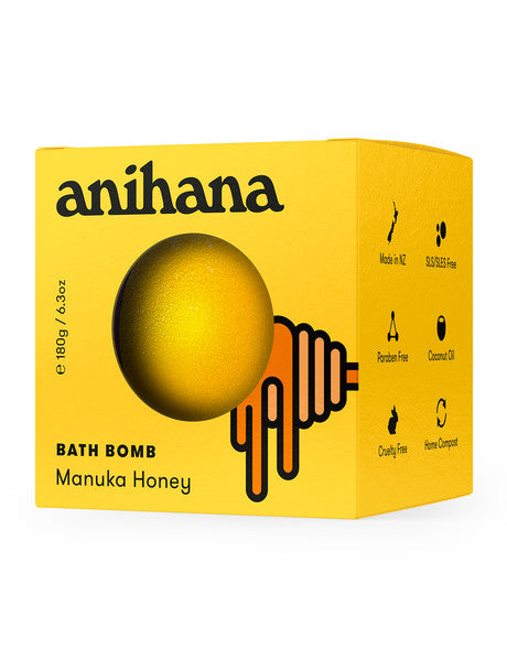 Anihana Bath Bomb Manuka Honey 180g