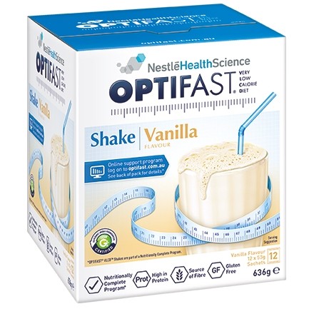 Optifast VLCD Vanilla Flavour Shake x 12
