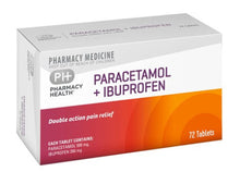  Pharmacy Health Paracetamol + Ibuprofen 72 Tablets