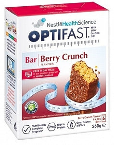 Optifast VLCD Berry Crunch Flavour Bar x 6