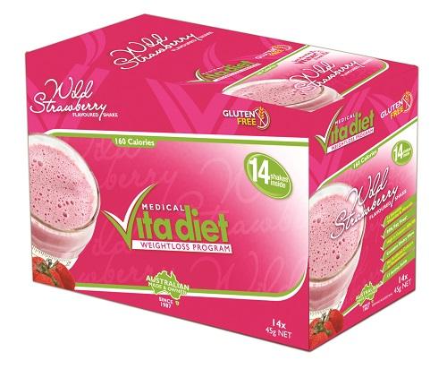 Vita Diet Strawberry Shakes x 14